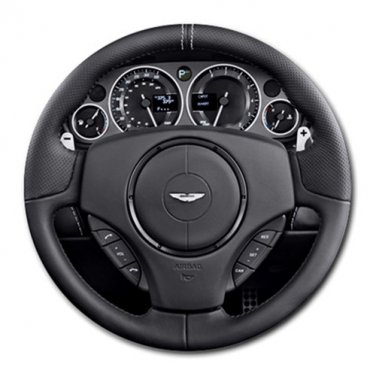 2011 Aston Martin DBS 2 Door Volante Steering Wheel Round Mousepad
