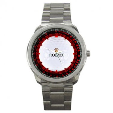 Golf Ball Rolex Style Sport Metal Watch