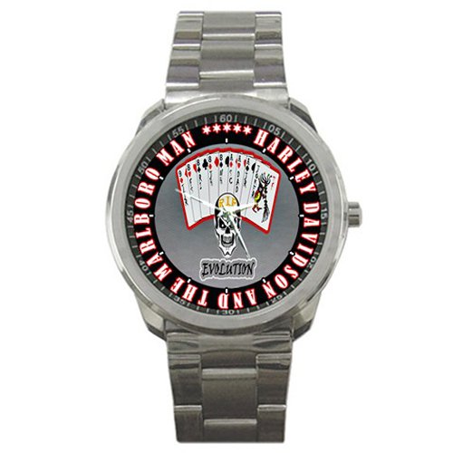  Harley  Davidson  And The Marlboro  Man  Sport Metal Watch 