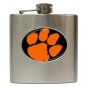 Clemson Tigers Stainless Steel Hip Flask (6oz) Alcohol Whiskey Liquor Wine