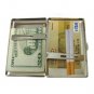 Boombox Radio Lasonic Retro Silver Chrome Cigarette Money Case