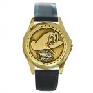 Super Mario Odyssey Cappy Nintendo Exclusive Collectible Round Gold Metal Watch