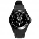 Black Panther Unisex Black Round Sport Wrist Watch Gift