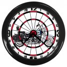 Harley-Davidson Softail Heritage Softail Classic Dartboard Black Wall Clock