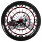 Harley-Davidson Softail Heritage Softail Classic Dartboard Black Wall Clock