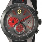 Ferrari Men's RedRev Evo Steel Rubber Watch