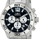 Invicta Men's Pro Diver Chronograph Black Dial Stainless Steel Watch