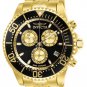 Invicta Men's Pro Diver Quartz Chronograph Black Gold Dial Watch