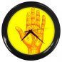 Vintage Palm Reading Chart Wall Clock Great Gift for Fans of the Occult, Supernatural & Astrology