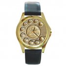 Dial of the Telephone Gold Metal Watch