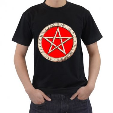 MSCHF x Lil Nas X Satan Shoes Men's Black T-Shirt Size S fit for your Nike
