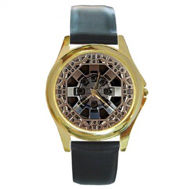 GMC Hummer EV Wheel Rim Gold Metal Watch