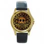Aztec Pirate Coin Gold Metal Watch fit for your Necklace or Pin