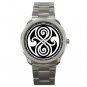 Doctor Who Seal of Gallifrey Logo Silver Stainless Steel Watch-Unisex