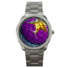 Fortnite Battle Royale Fancy Golf Ball Stainless Steel Watch-Unisex adult and kids