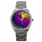 Fortnite Battle Royale Fancy Golf Ball Stainless Steel Watch-Unisex adult and kids