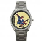 Spider-man on Target Stainless Steel Watch-Unisex