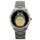 Totoro Sticker Unisex silver-tone Watch
