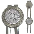 Aztec Calendar Golf Divot Repair Tool/Ball Mark/Money Clip