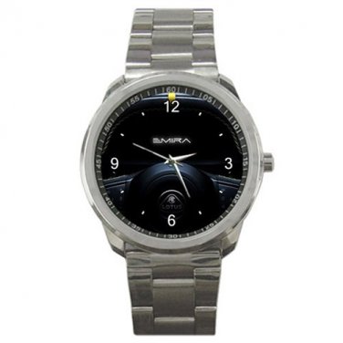 Lotus Elmira Unisex Silver Steering Wheel Watch
