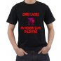 Sorry Ladies My Mommy Is My Valentine Black T-Shirt Size L