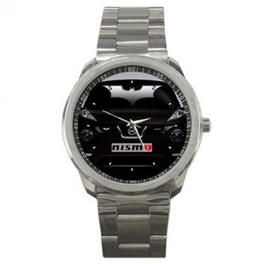 Nissan Juke Batman Nismo Front Grill Unisex Silver Steering Wheel Watch