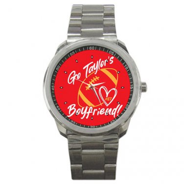 Go Taylor's Boyfriend Unisex silver-tone Watch