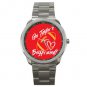 Go Taylor's Boyfriend Unisex silver-tone Watch
