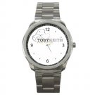 Toby Keith Foundation Logo Unisex silver-tone Watch