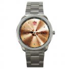Paiste 2002 Alex Van Halen 'Reverend Al's Big Ride Ride Cymbal Unisex silver-tone Watch