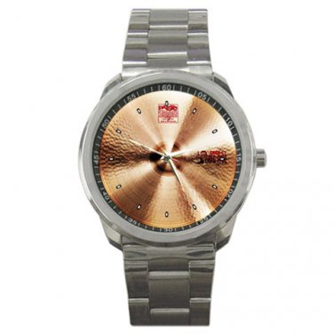 Paiste 2002 Alex Van Halen 'Reverend Al's Big Ride Ride Cymbal Unisex silver-tone Watch