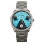 Jimi Hendrix Fuzz Face Mini Effects Pedal Turqoise Unisex silver-tone Watch