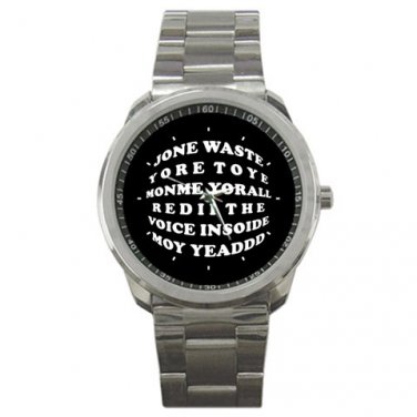 JONE WASTE YORE TOYE Unisex silver-tone Watch