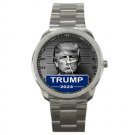 Trump 2024 Unisex silver-tone Watch