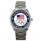 Team USA Olympics Games Unisex silver-tone Watch