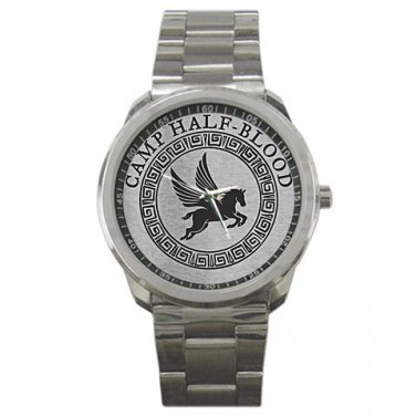 Camp Half-Blood Unisex silver-tone Watch