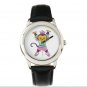 Miss Chievous Silver Tone Round Metal Watch-Unisex