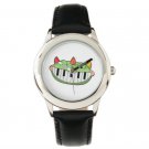 Pianosaurus White Dial Watch-Unisex