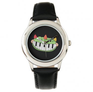 Pianosaurus Black Dial Watch-Unisex