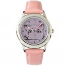Cat Taylor Swift Pink Round Metal Watch