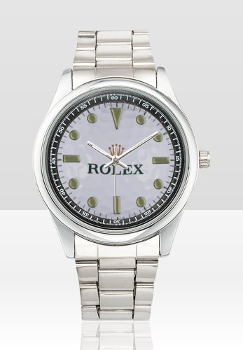 Rolex Golf Ball Dial Silver Metal Watch-Unisex