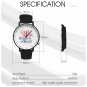 The Last Show Stephen Colbert Leather Watch-Unisex