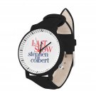 The Last Show Stephen Colbert Leather Watch-Unisex