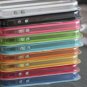 NEW Blue Clear TPU Rubber Plastic Bumper Ring Case Cover with Metal Color Buttons iPhone 4 4G 4S