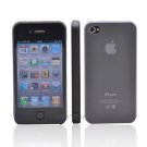 NEW Black Ultra Thin 0.3mm Plastic Clear Hard Back Case Cover for iPhone 4