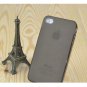 NEW Black Ultra Thin 0.3mm Plastic Clear Hard Back Case Cover for iPhone 4