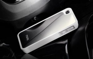 NEW White Color Mirror Metal Chrome Skin Plastic Back Hard Case Cover iPhone 4 4G 4S