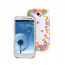Vipose White Flower PC Plastic Hard Case Skin Cover Samsung i9300 Galaxy SIII S3