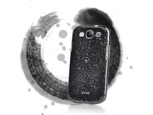 Vipose Silver Black PC Plastic Hard Case Skin Cover Samsung i9300 Galaxy SIII S3