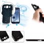 Vipose Silver Black PC Plastic Hard Case Skin Cover Samsung i9300 Galaxy SIII S3